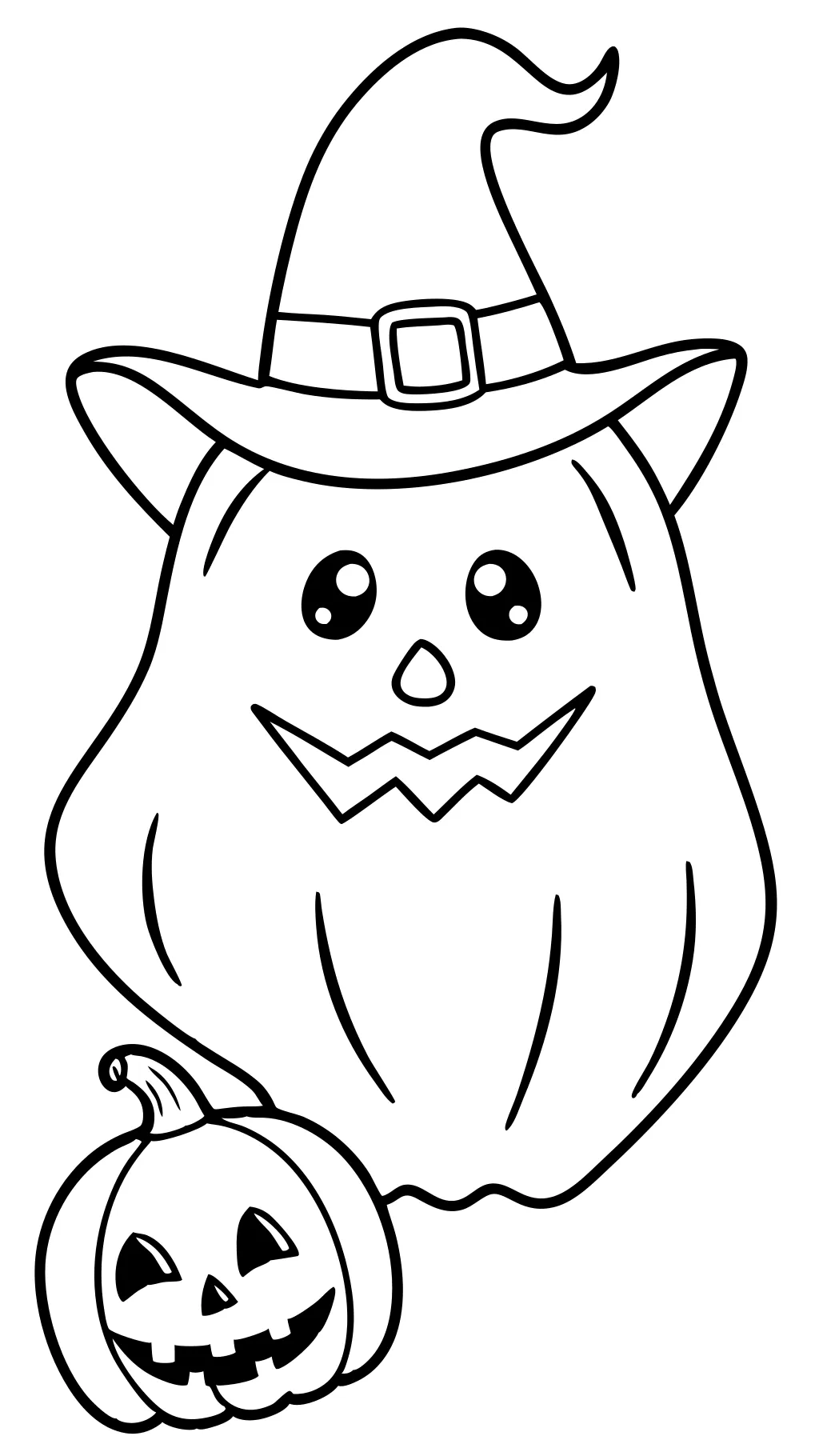 printable easy halloween coloring pages